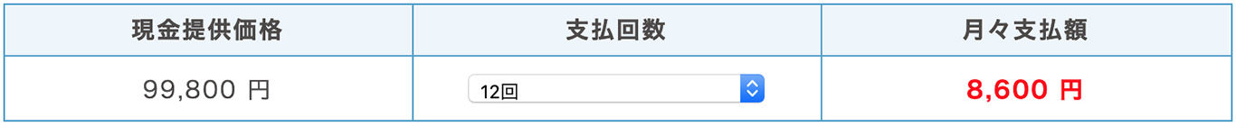 メンズリゼ医療ローン1